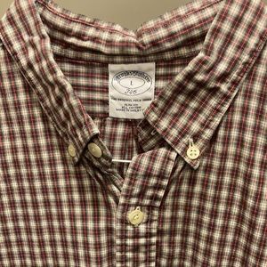 Brooks brother L slim fit all cotton